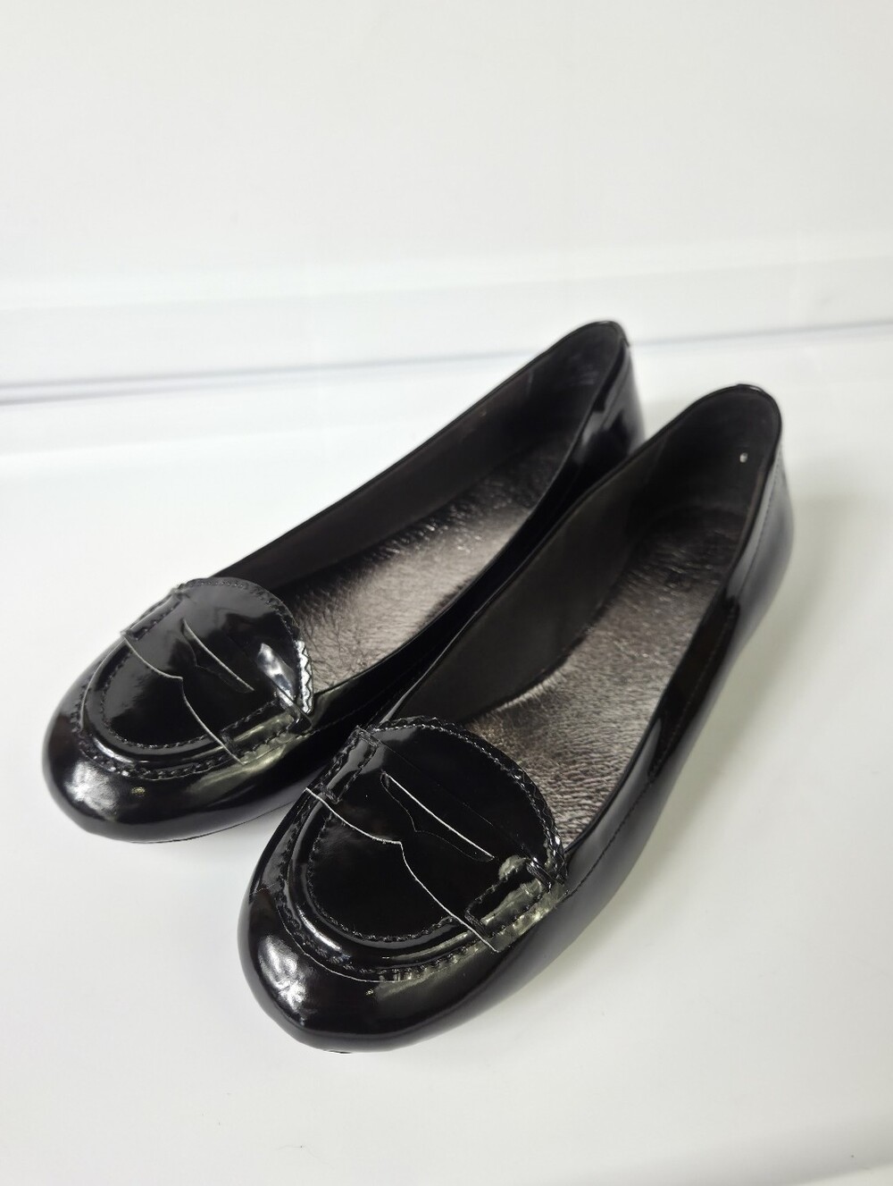Sperry's Black Patent Leather Loafers Flats Size 9